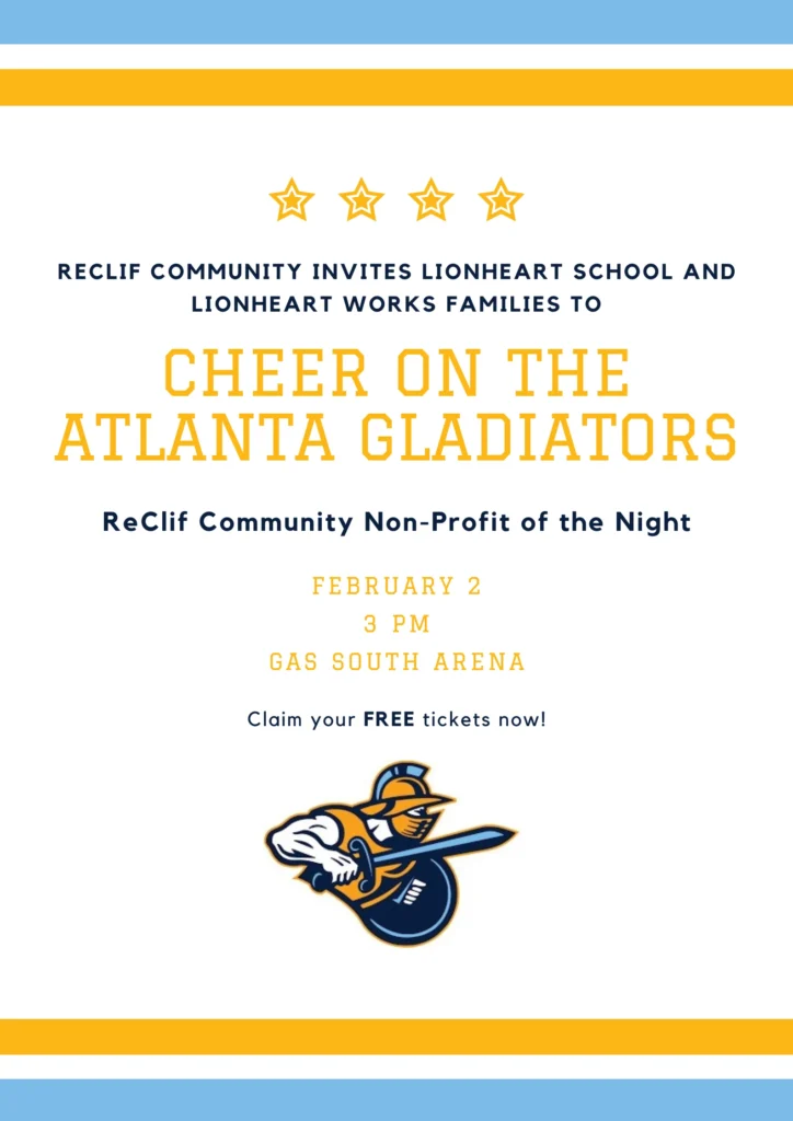 ReClif Community and Lionheart School Atlanta Gladiator Night